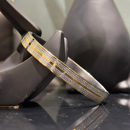 24K Gold Platted Anti Tarnish Stainless Steel Kada